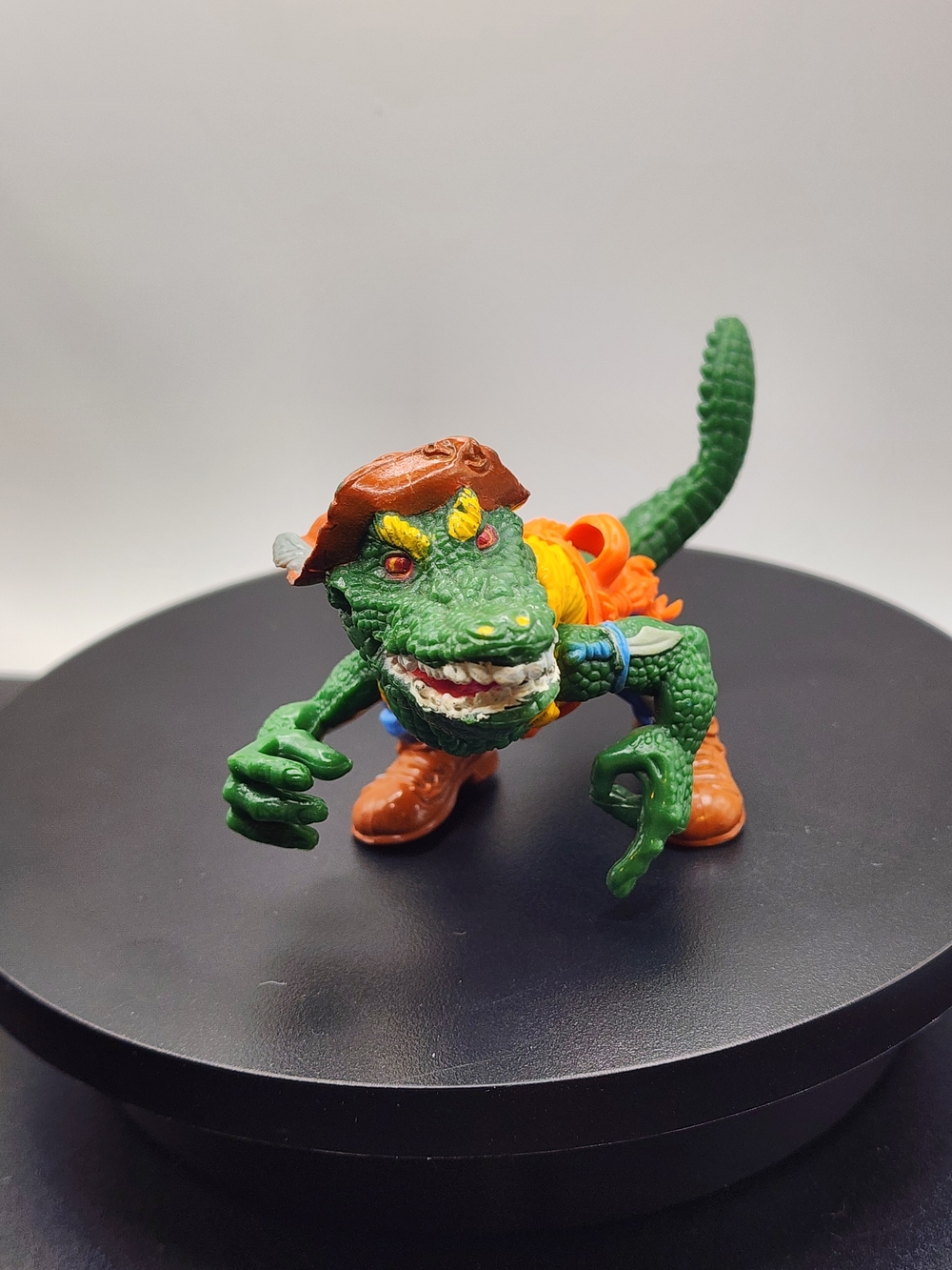 Vintage TMNT Teenage Mutant Ninja Turtles - Leatherhead Figure 1989 Figure Only